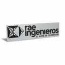 Lámina Lasermax (1200 x 600 x 1.6mm) Mate Plateado / Negro