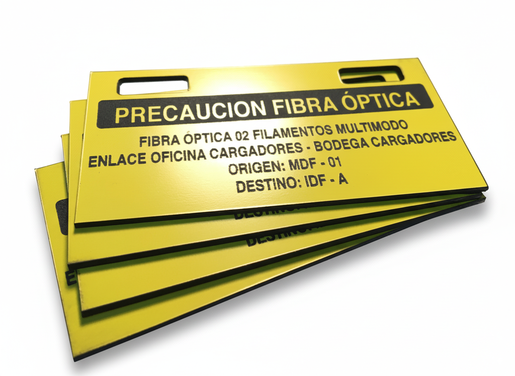 Lámina Lasermax (1200 x 600 x 1.6mm) amarillo / negro