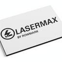 Lámina Lasermax (1200 x 600 x 1.6mm) blanco / negro