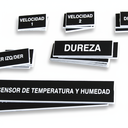 Lámina Lasermax (1200 x 600 x 1.6mm) negro / blanco