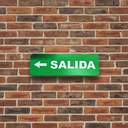 Lámina Lasermax (1200 x 600 x 1.6mm) verde / blanco