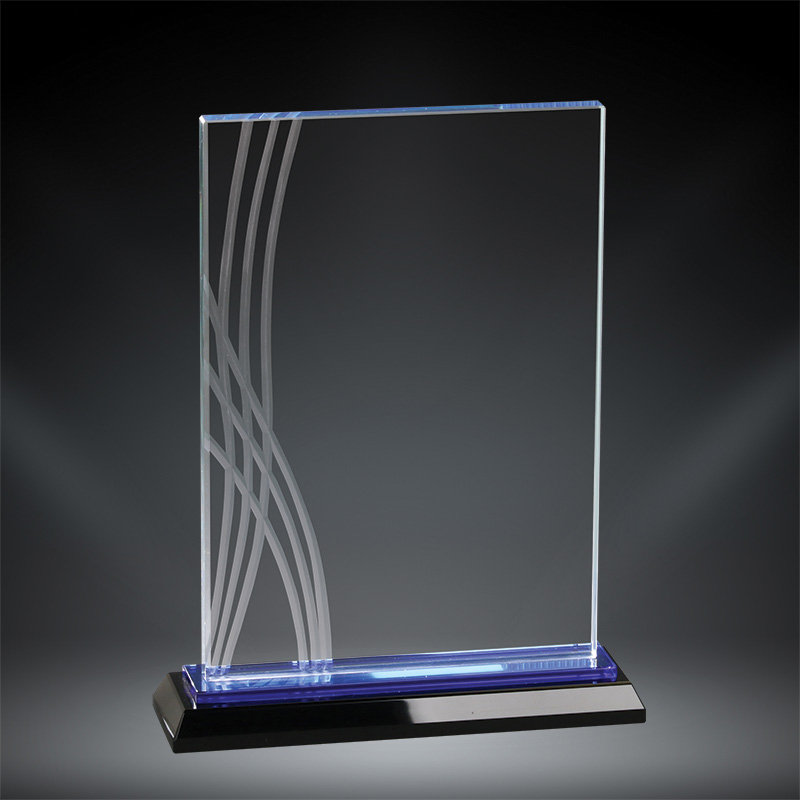 Cristal Boca 7 3/4" con grabado laser.