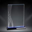 Cristal Boca 7 3/4" con grabado laser.