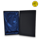 Cristal Vela 9 5/8" con grabado laser. Jade