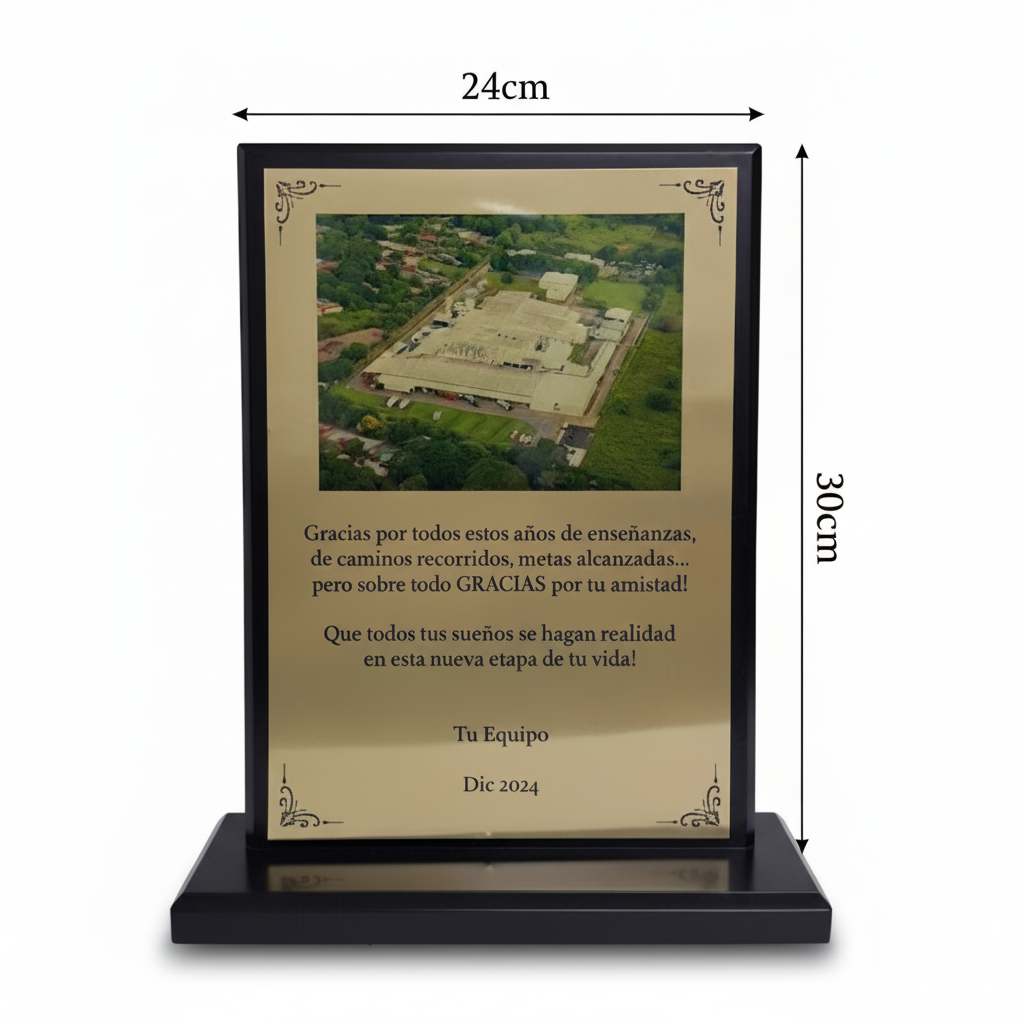 Placa escritorio Value 23x30