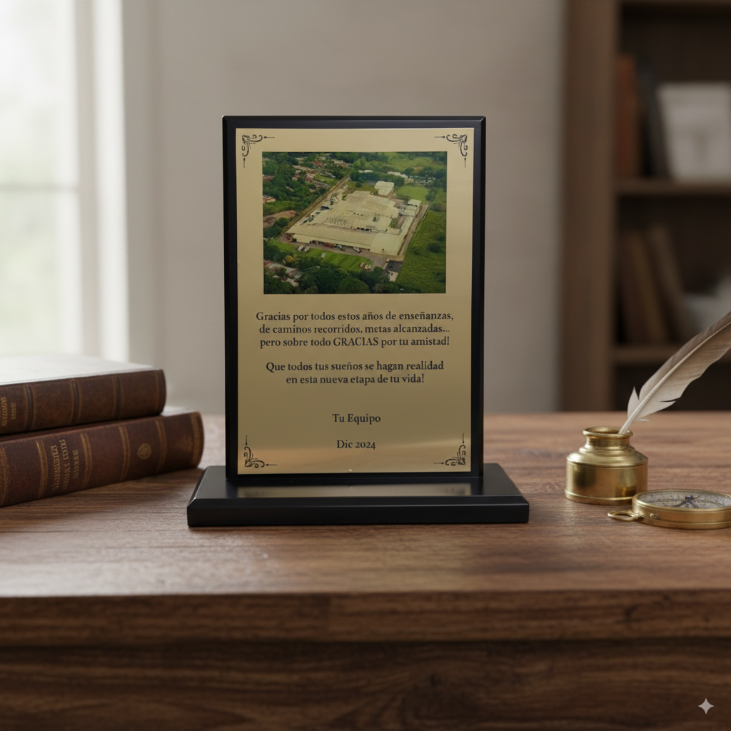 Placa escritorio Value 23x30