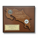 Placa Mapa Costa Rica 39