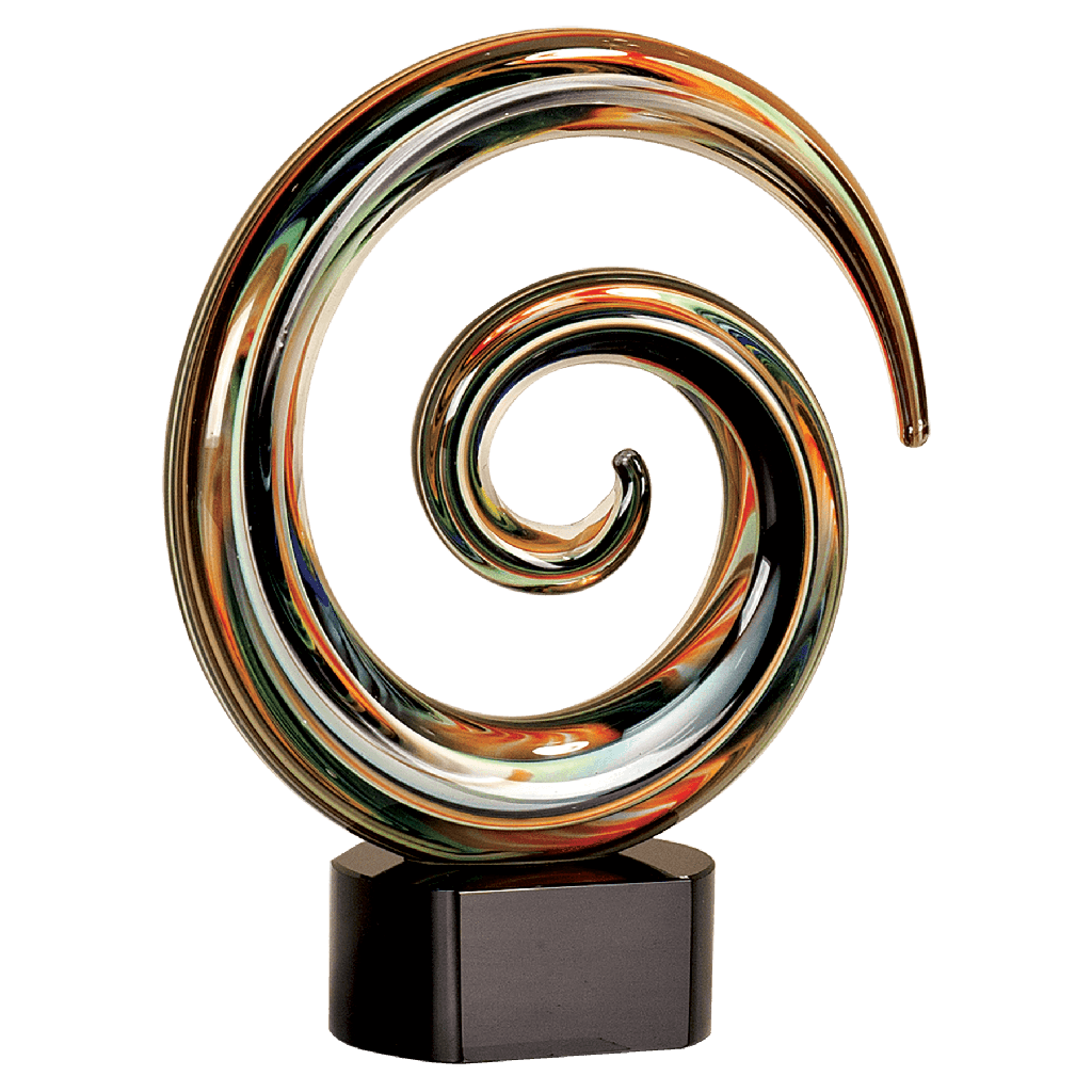 Cristal Espiral 9 1/4"