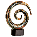 Cristal Espiral 9 1/4"