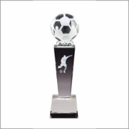 Cristal balón de futbol - Laser