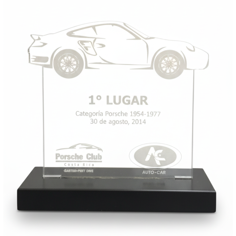Premio Acrilico/Madera Porsche Club
