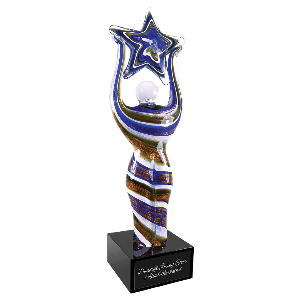 Cristal Figura Estrella 12"