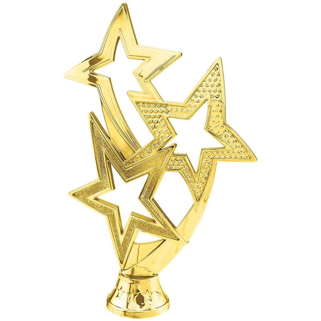 Figura 3 Estrellas Oro en arco