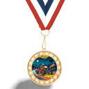 Medalla borde Diamante