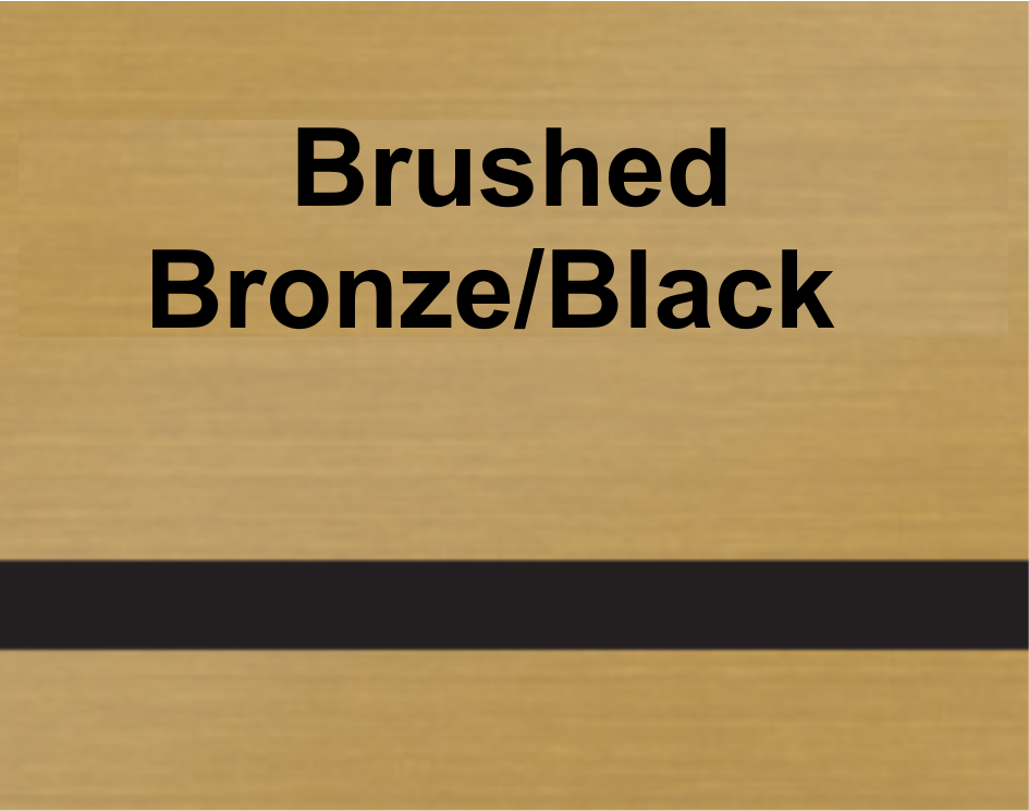 Lámina Lasermax (1200 x 600 x 1.6mm) Brushed Cobre/Negro
