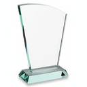 Cristal Belmont 6 1/4" con grabado laser. Jade.