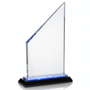 Cristal Fusion 9" con grabado laser.