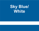 Lámina Lasermax (1200 x 600 x 1.6mm) azul cielo / blanco