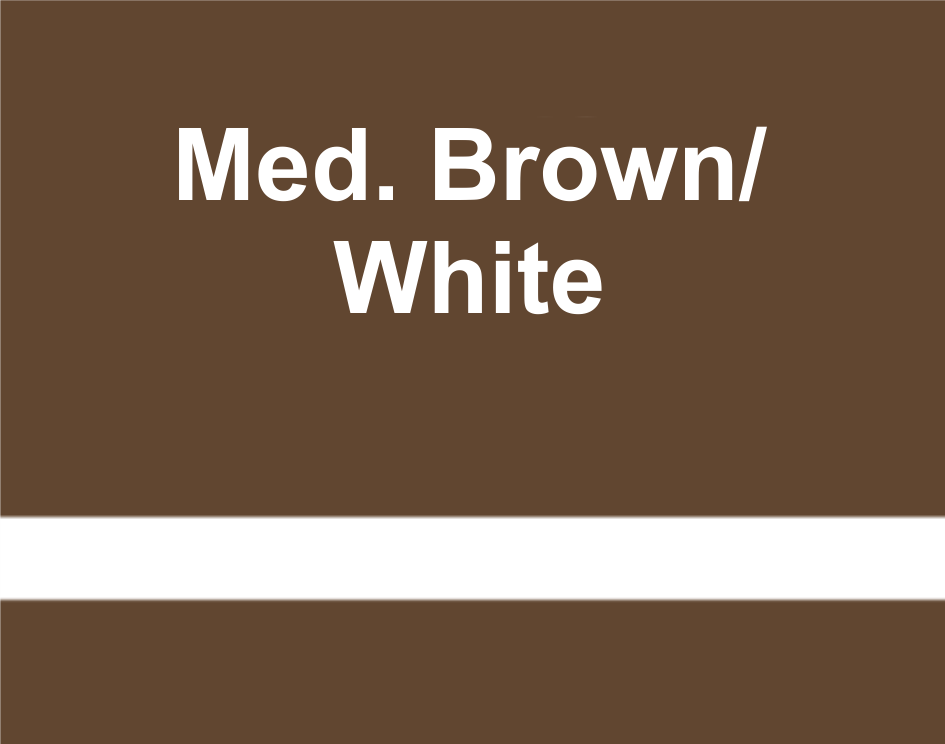 Lámina Lasermax (1200 x 600 x 1.6mm) cafe / blanco