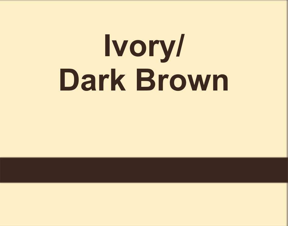 Lámina Lasermax (1200 x 600 x 1.6mm) marfil / cafe oscuro