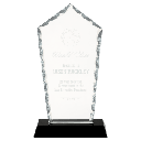 Cristal diamante facetado 7 3/4" con grabado laser