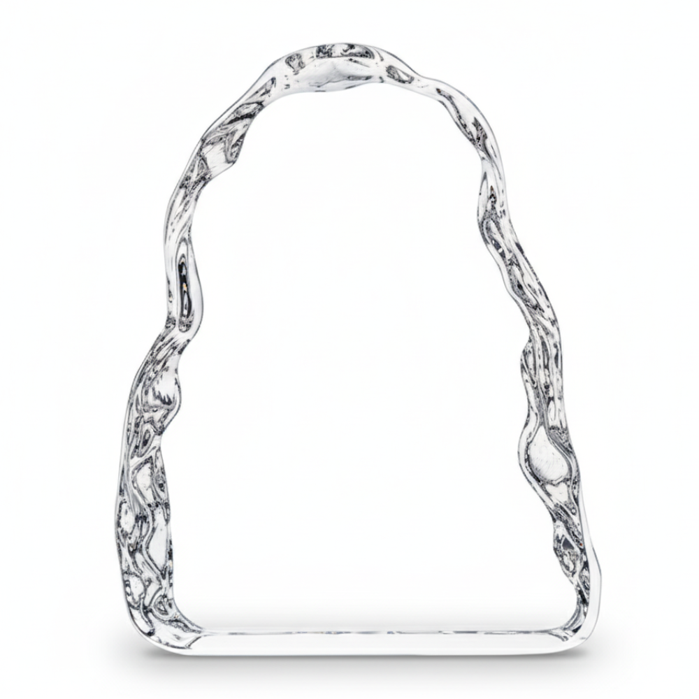 Cristal Hielo 5 1/2" con grabado laser