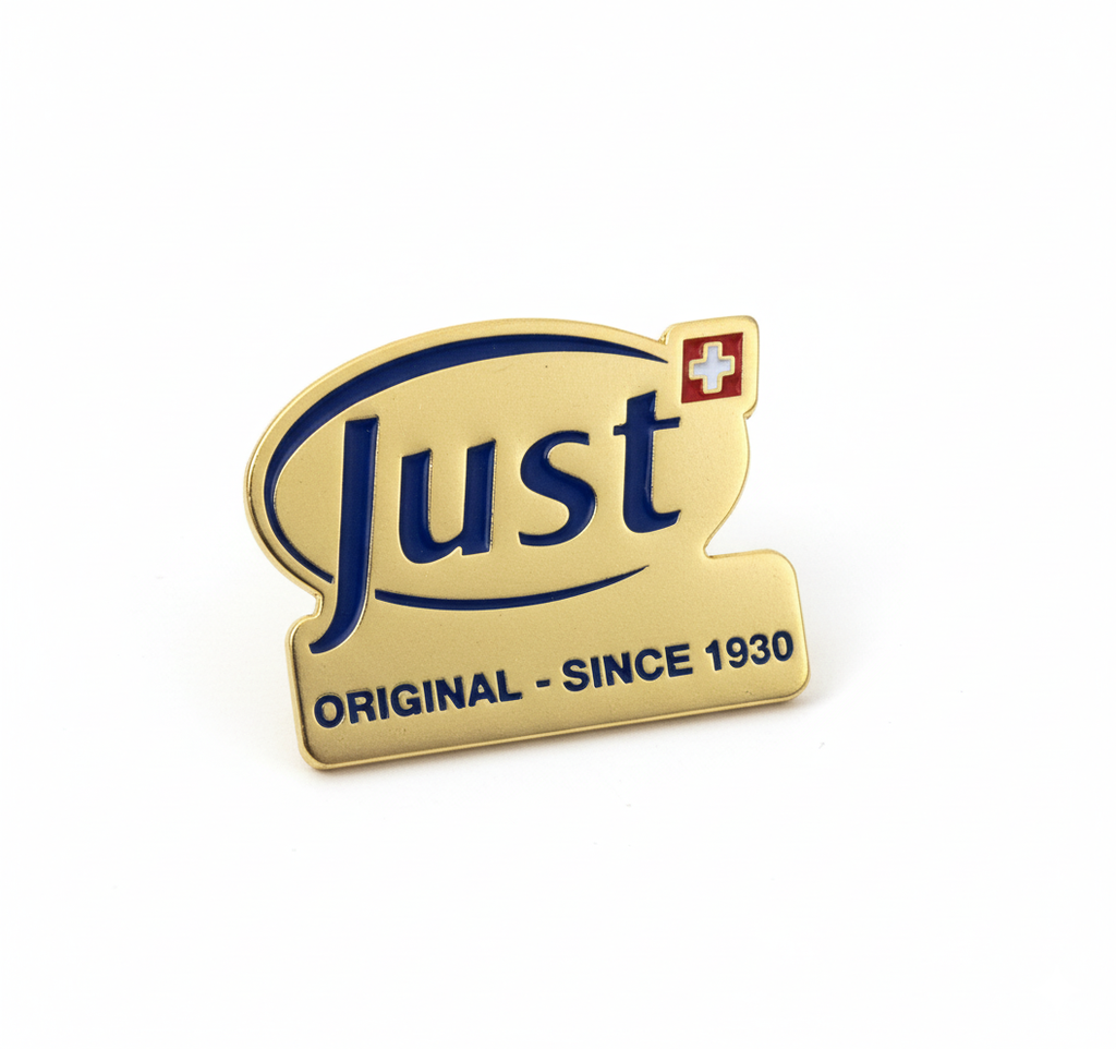 Pin Troquelado "JUST"