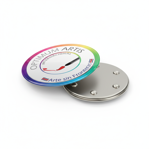 Pin redondo sublimado