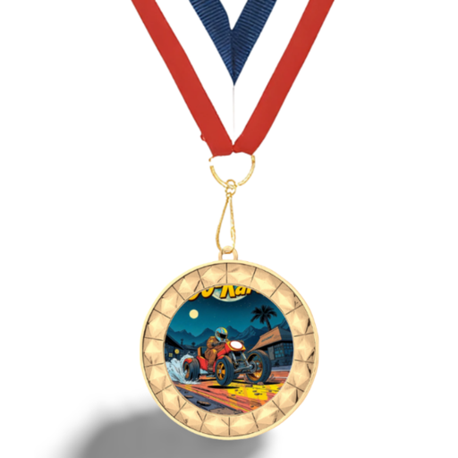 [Med-HR935] Medalla borde Diamante