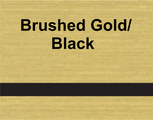[LM922-734-3/3] Lámina Lasermax (1200 x 600 x 1.6mm) Brushed Dorado/Negro