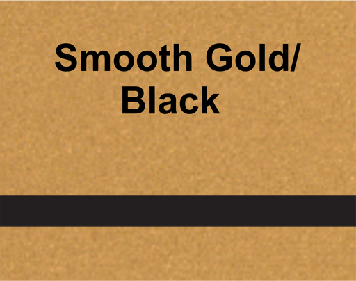 [LM922-714-1/3] Lámina Lasermax (400 x 600 x 1.6mm) Mate Dorado / Negro