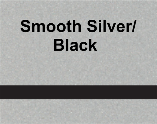 [LM922-344-1/3] Lámina Lasermax (400 x 600 x 1.6mm) Mate Plateado / Negro