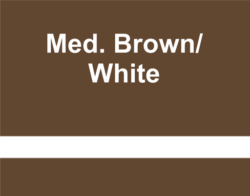 [LM922-822-1/3] Lámina Lasermax (400 x 600 x 1.6mm) cafe / blanco