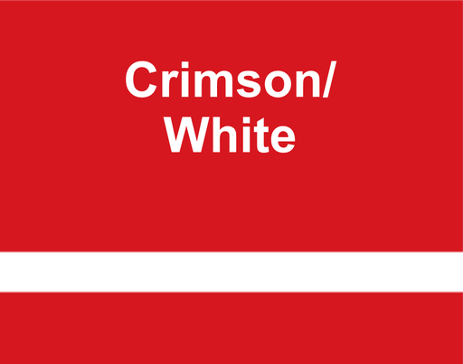 [LM922-602-3/3] Lámina Lasermax (1200 x 600 x 1.6mm) rojo / blanco