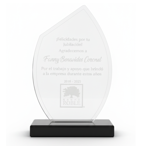 [Vela22] Acrílico Vela 22 - con grabado laser