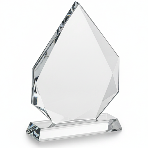 [76307 (grab)] Cristal Diamante 7 1/2" con grabado laser.