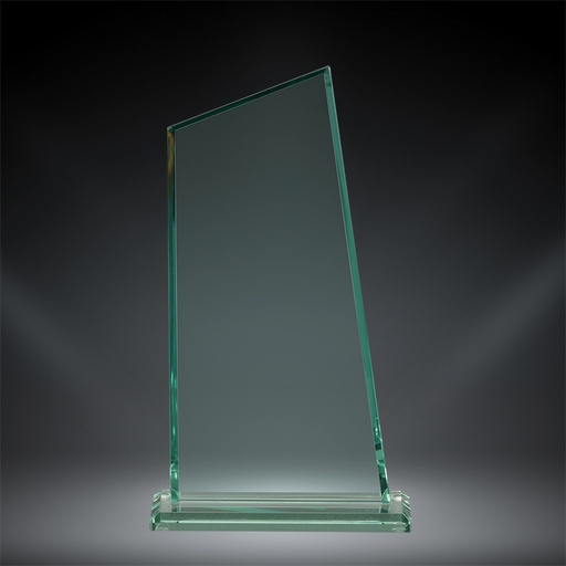 [72208-J (grab)] Cristal Vertice 8 3/8" con grabado laser