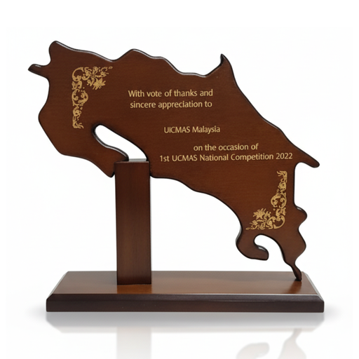 [MapCR39-Grab] Mapa Costa Rica 39cm con grabado laser