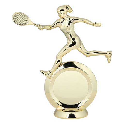 [5786-G] Figura Portaemblema Tennis Femenino