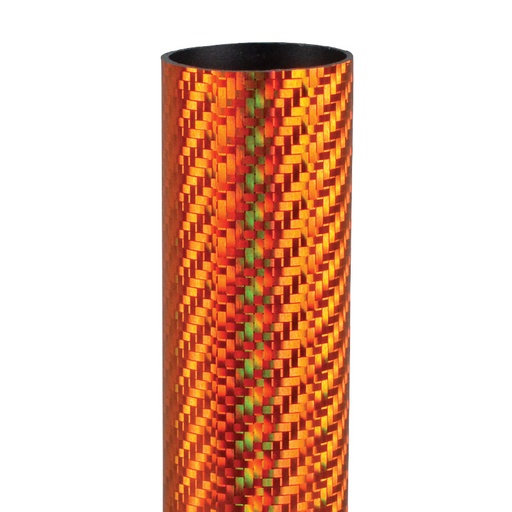 [13805-O] Columna Fibra Carbon redonda naranja