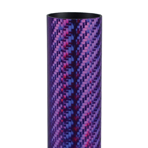 [13805-P] Columna Fibra Carbon redonda morado